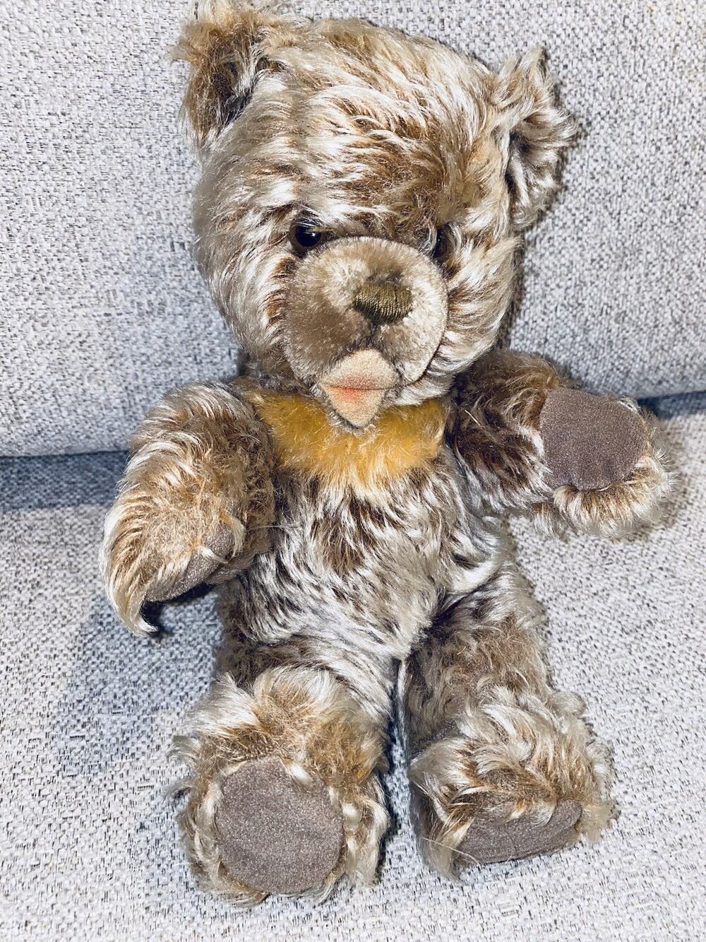 9” STEIFF ZOTTY Teddy Bear Stuffed Animal Button In Ear Plush Made In Germany